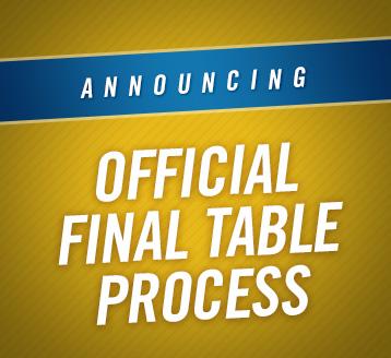 WFC Announces Final Table Process