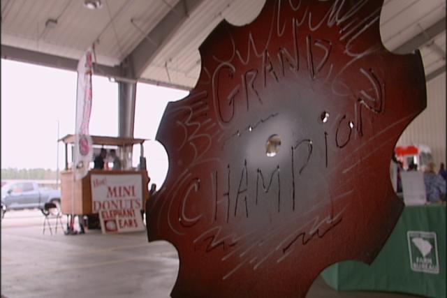 BBQ cook-off and festival crowns winner, runs out of barbeque